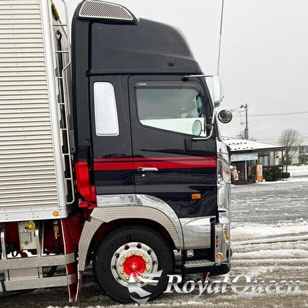 0563 丸棒付き 17プロフィア/17レンジャー ウインドウパネル ウロコ柄