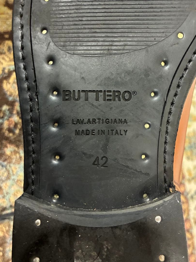 ち*き様 【BUTTERO】イタリア製 レースアップブーツ