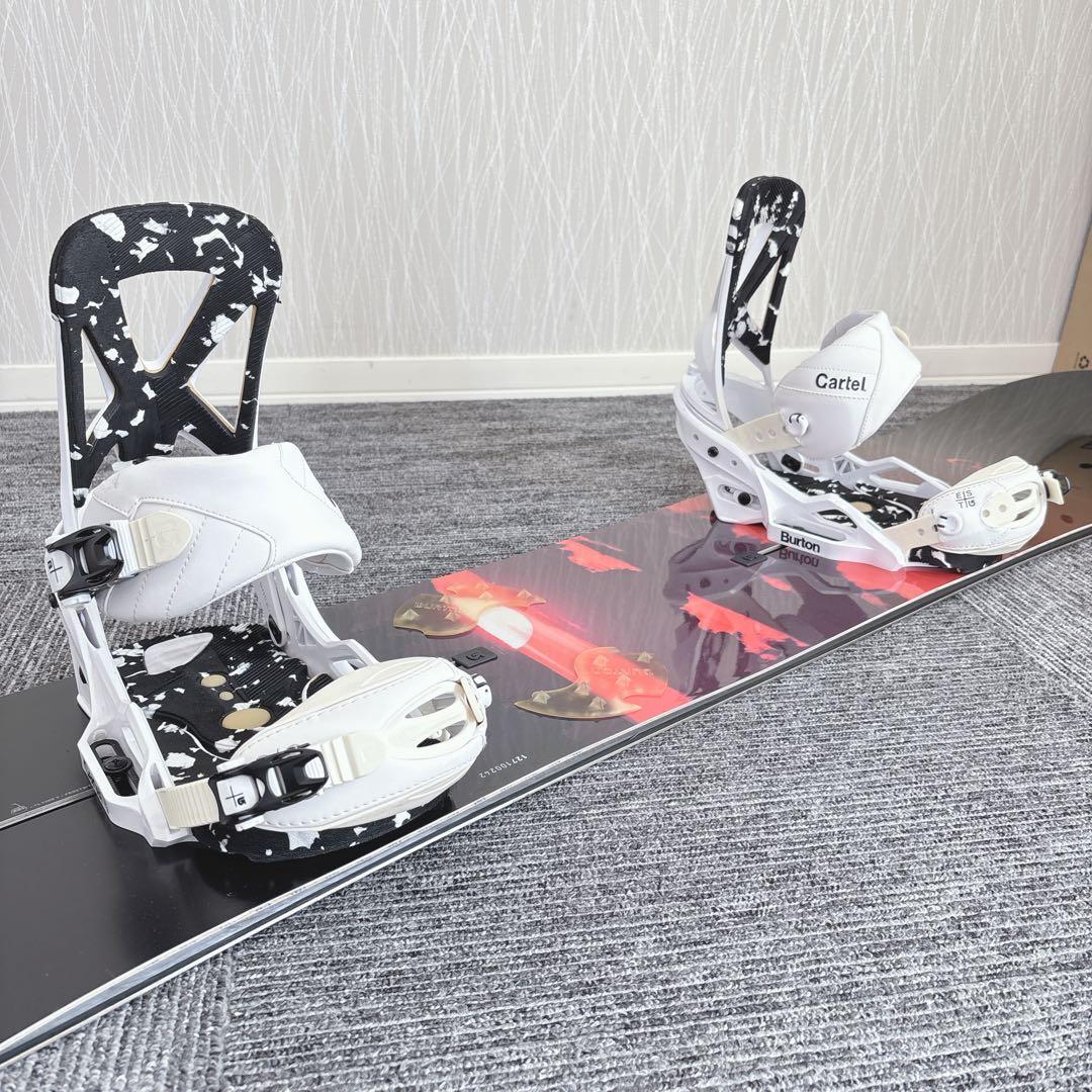54美品❗️超豪華❗️バートン/カスタム メンズスノーボードセット★156cm