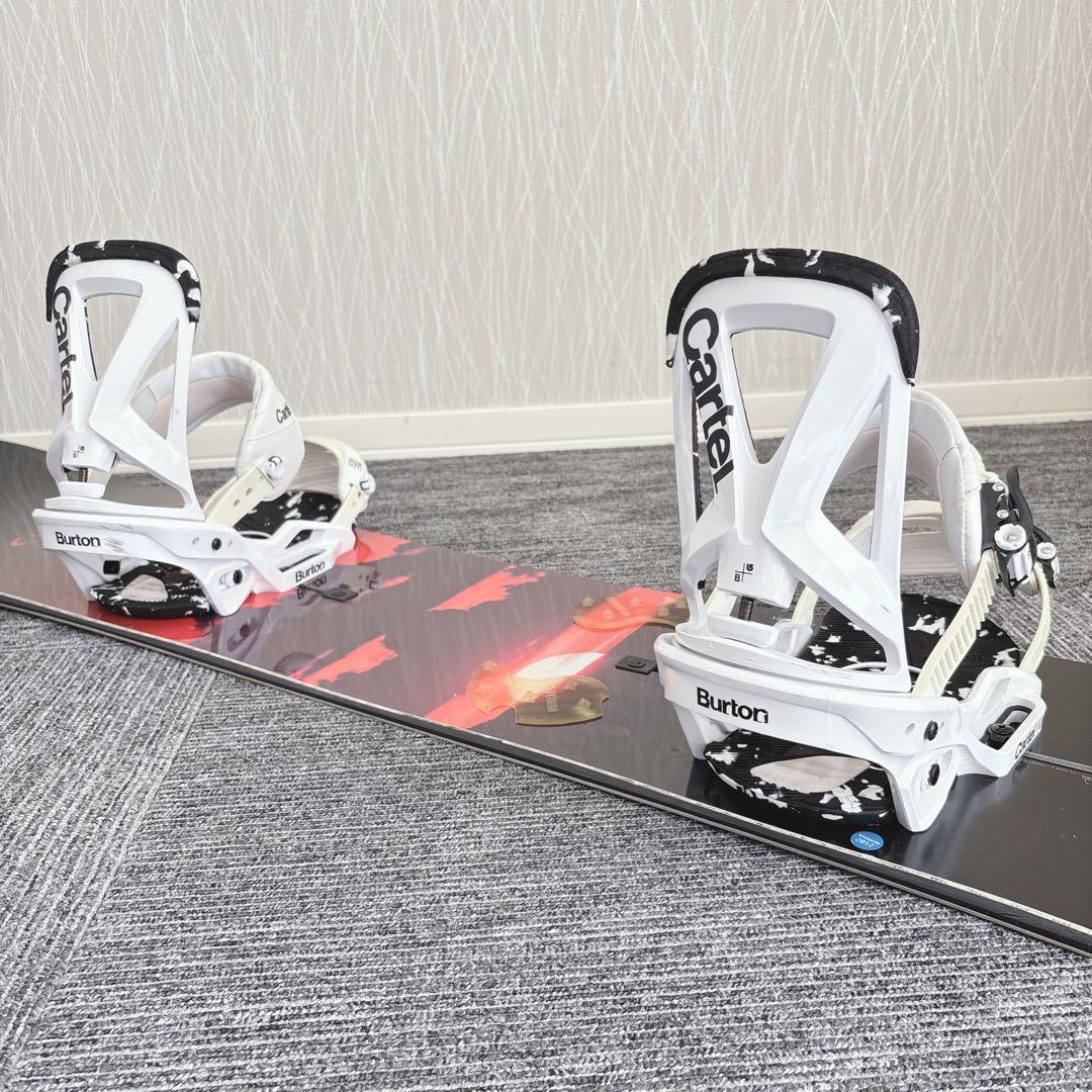 54美品❗️超豪華❗️バートン/カスタム メンズスノーボードセット★156cm