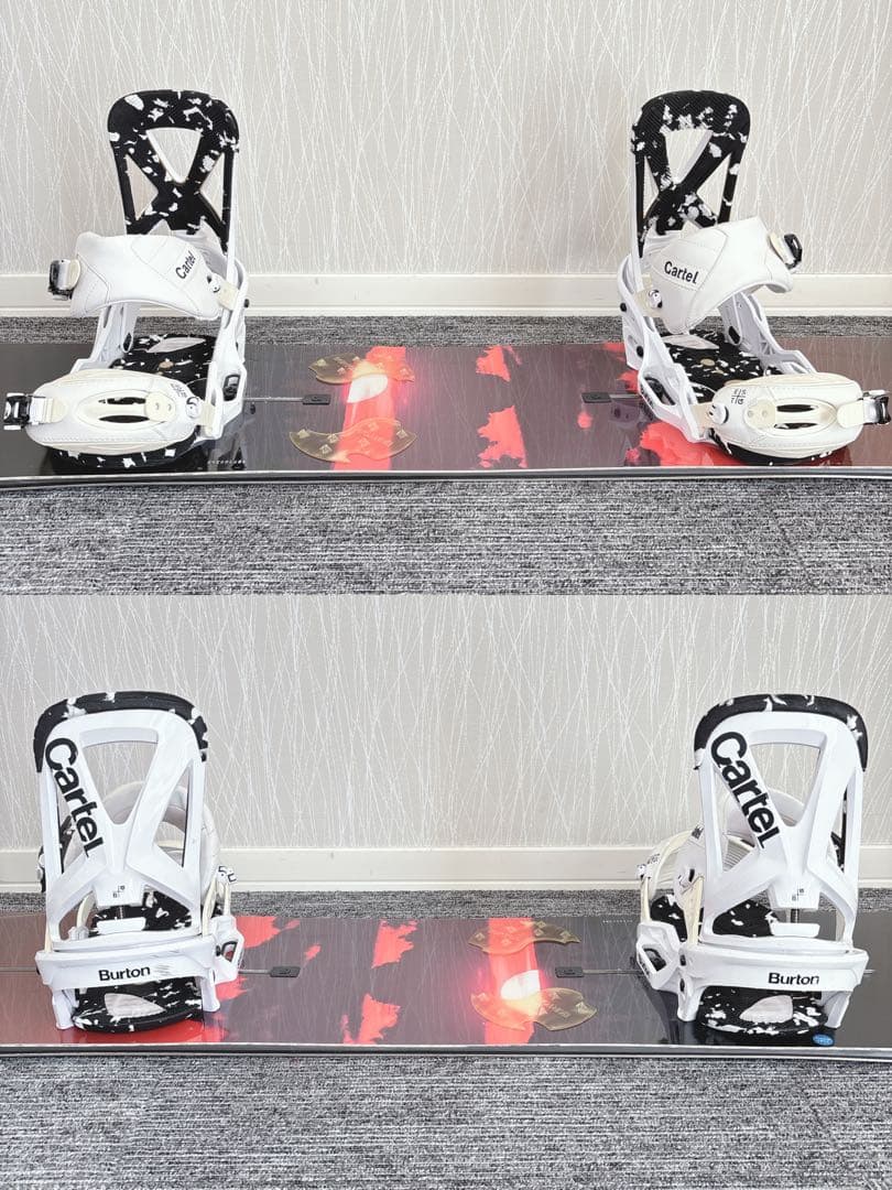 54美品❗️超豪華❗️バートン/カスタム メンズスノーボードセット★156cm