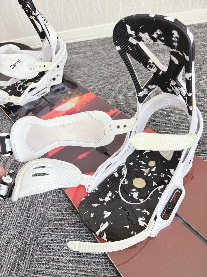 54美品❗️超豪華❗️バートン/カスタム メンズスノーボードセット★156cm