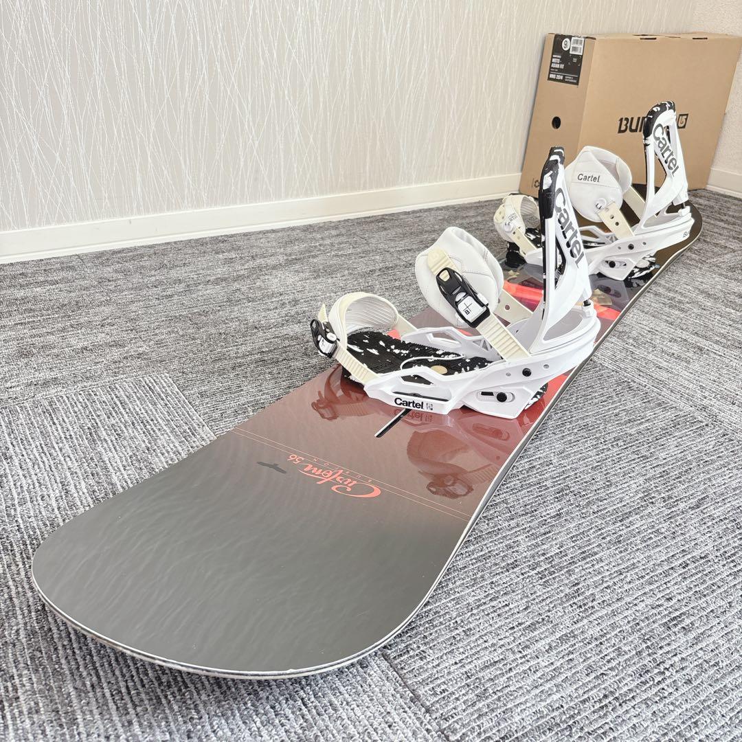 54美品❗️超豪華❗️バートン/カスタム メンズスノーボードセット★156cm