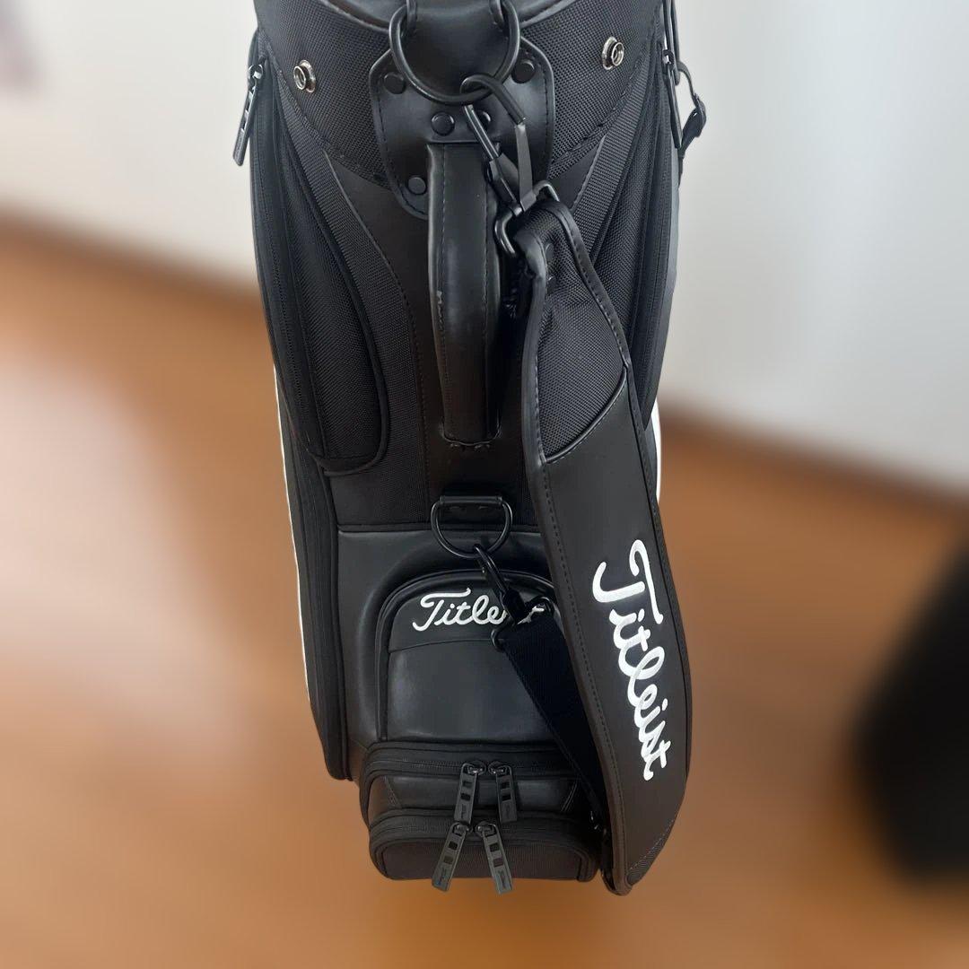 Titleist キャディバッグ ブラック/ホワイト
