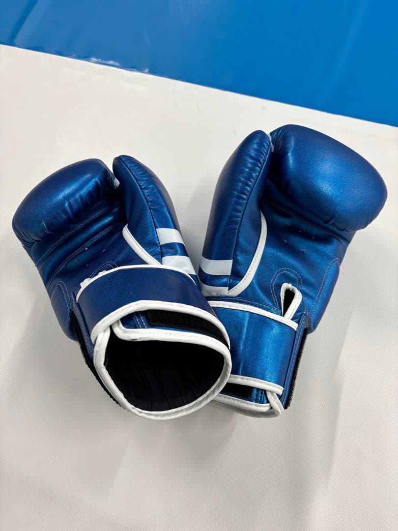 TWINS ボクシンググローブ 16oz PUレザー　メタリックブルー