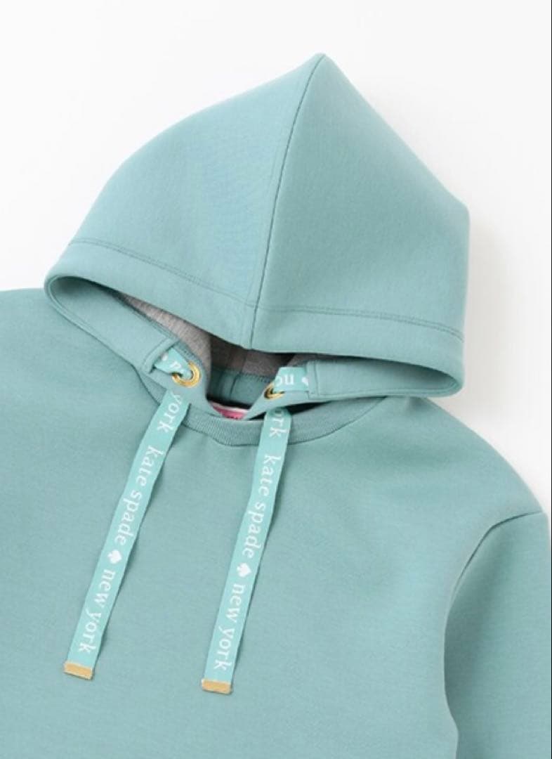 kate spadeケイトスペード150フードワンピース パーカーワンピグリーン