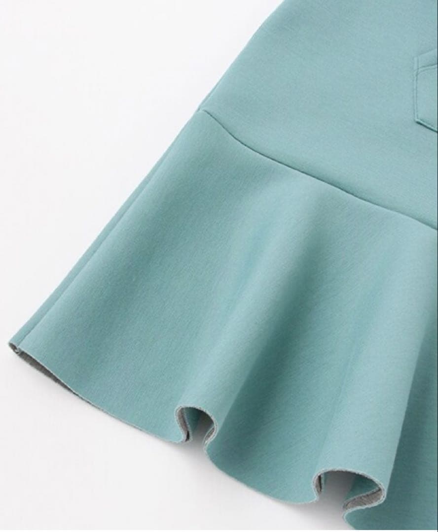 kate spadeケイトスペード150フードワンピース パーカーワンピグリーン