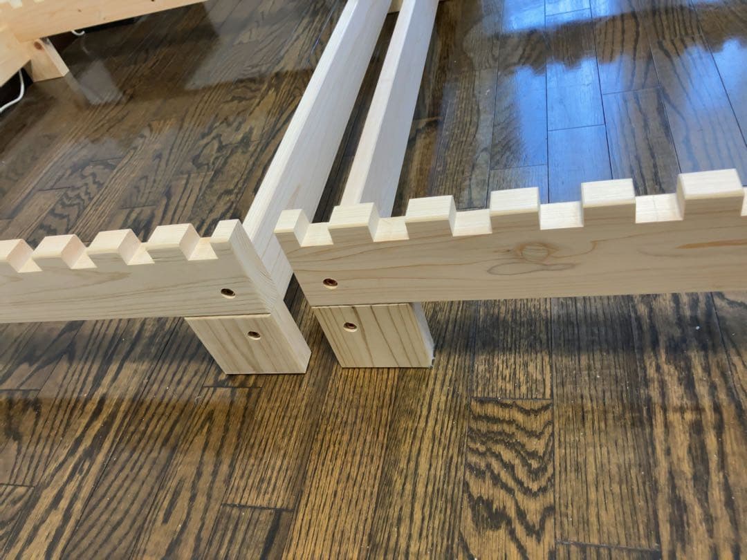 【送料込】すのこベッド シングル ローベッド　杉とヒノキ