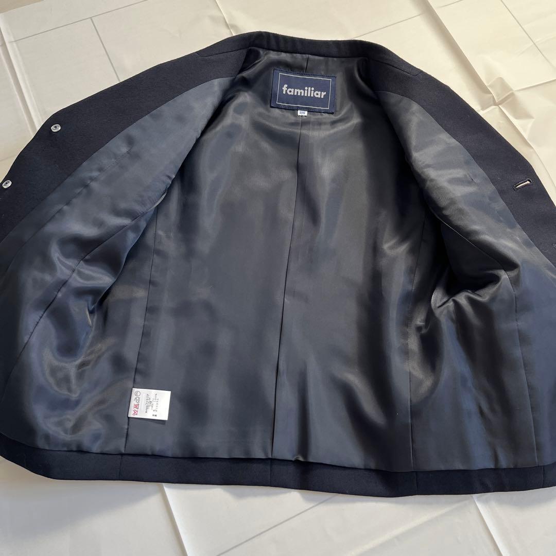 ファミリア　スーツ　110 濃紺　フォーマル　セットアップ　冠婚葬祭　男の子