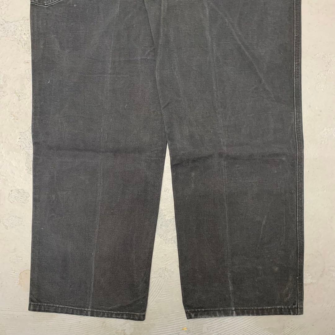 10WD782 Carhartt フェード ブラック ダック地 ペインターパンツ