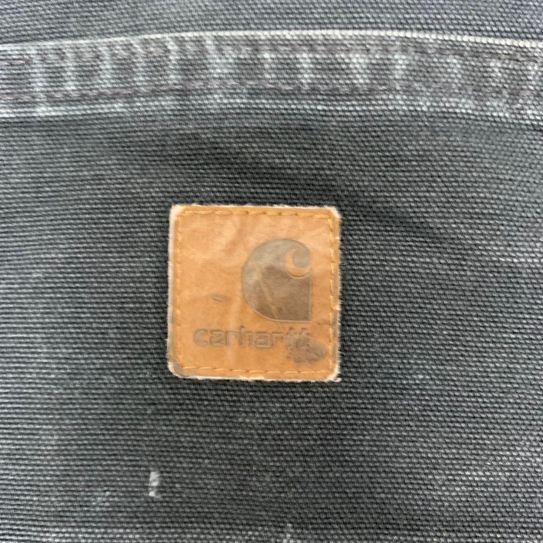 10WD782 Carhartt フェード ブラック ダック地 ペインターパンツ
