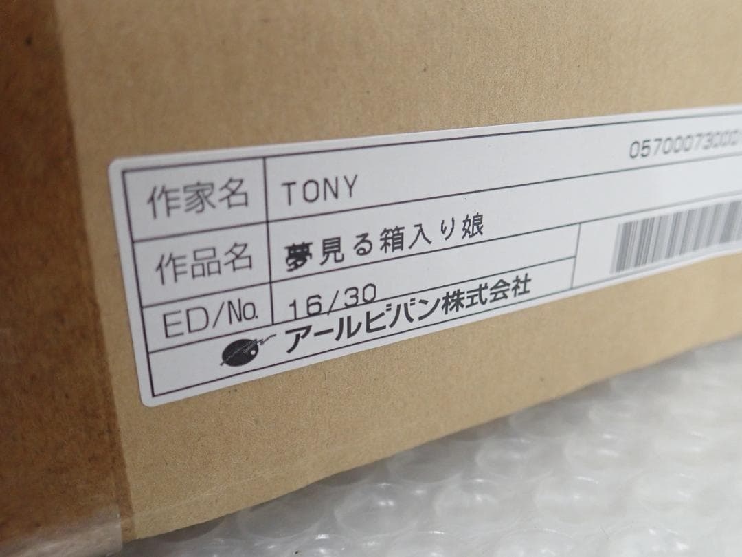 ⑯新品・保証書付 Tonyトニー「夢見る箱入り娘」ミクスドメディア アールビバン