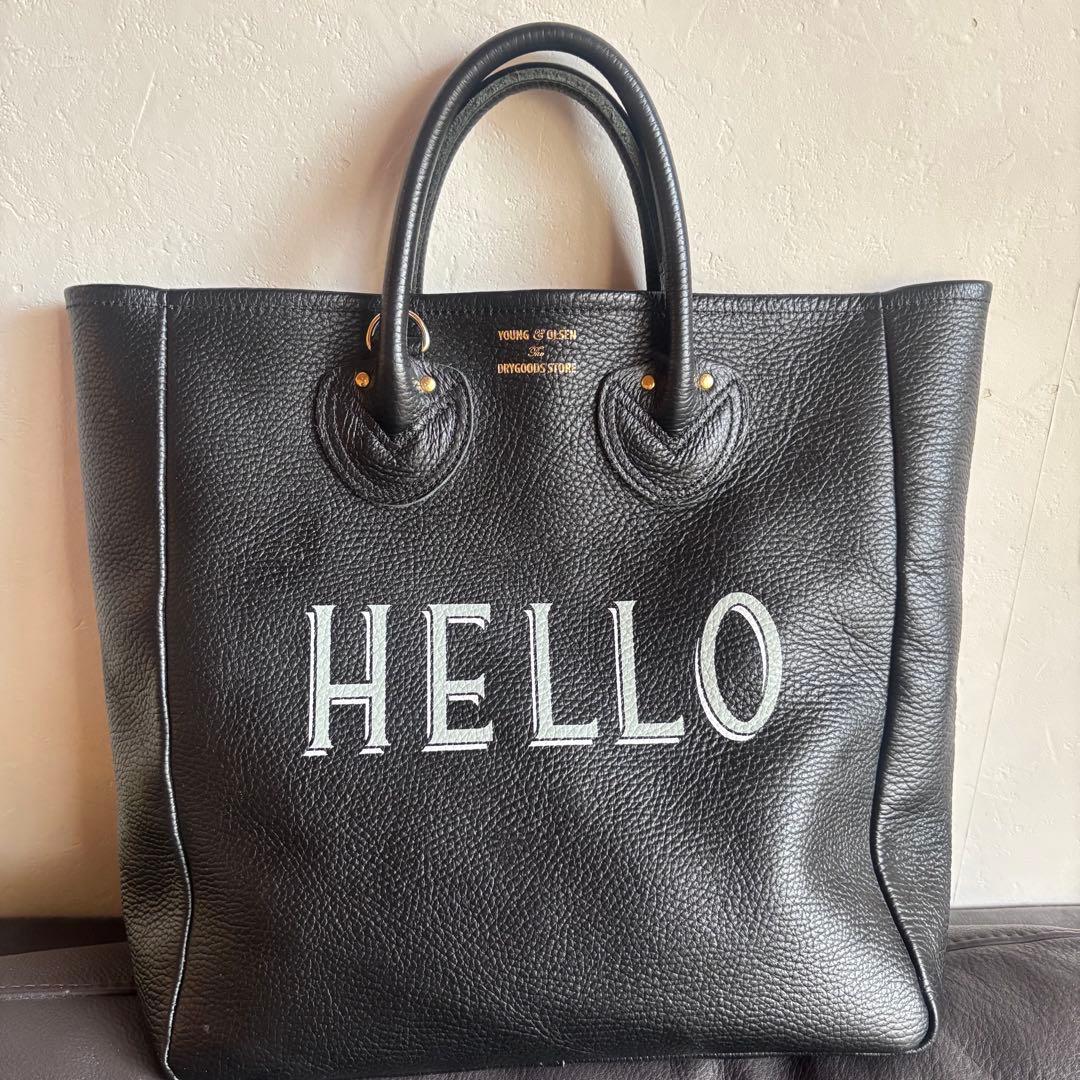 【YOUNG&OLSEN】 別注ストラップ付きHELLOバッグ
