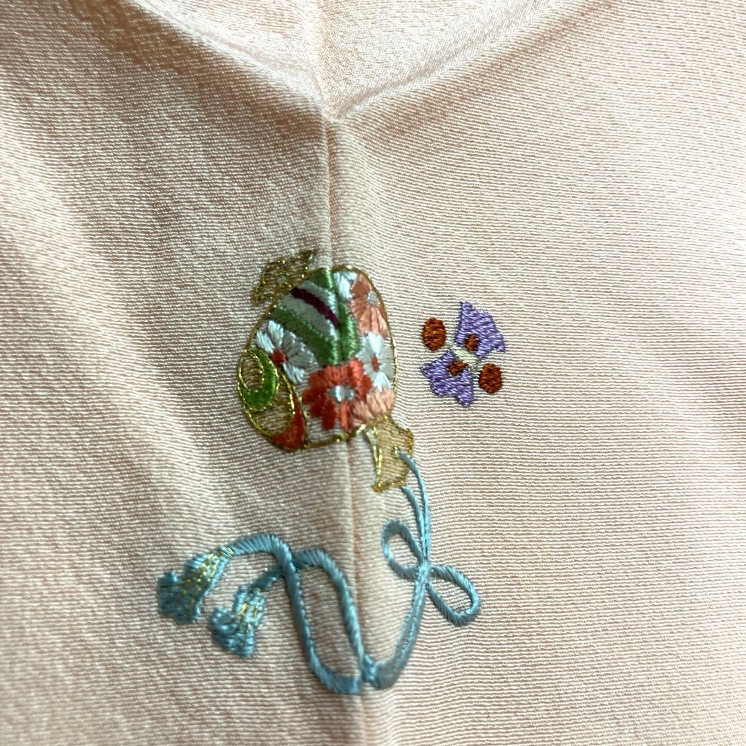 ３点！創作集団「彩」刺繍訪問着&九百本金錦袋帯&新品帯締め