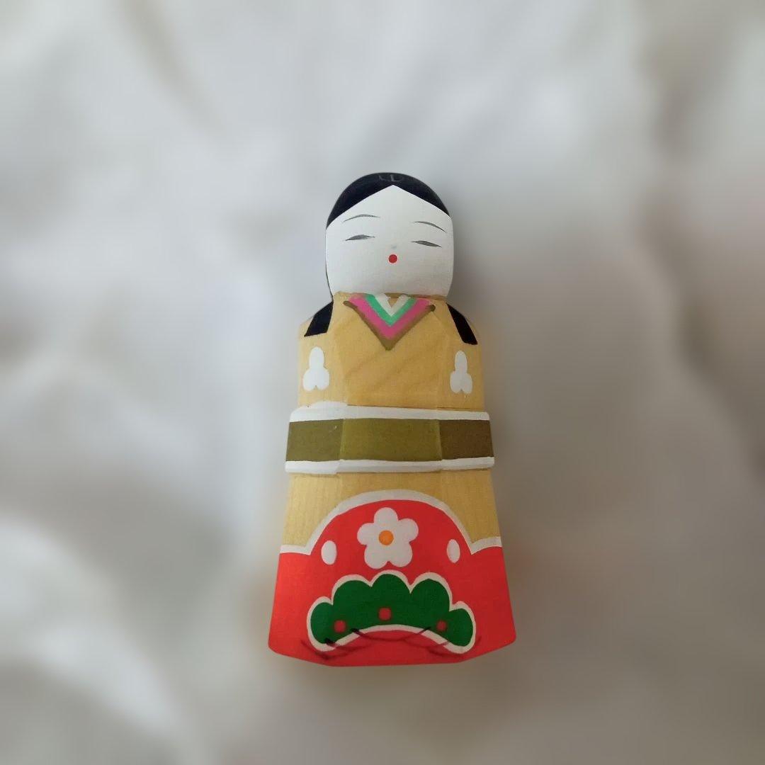 【美品】南雲作 伊予一刀彫 茜 雛人形