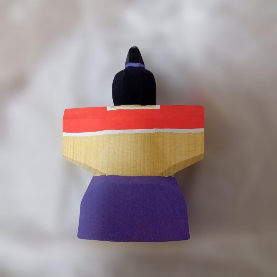 【美品】南雲作 伊予一刀彫 茜 雛人形