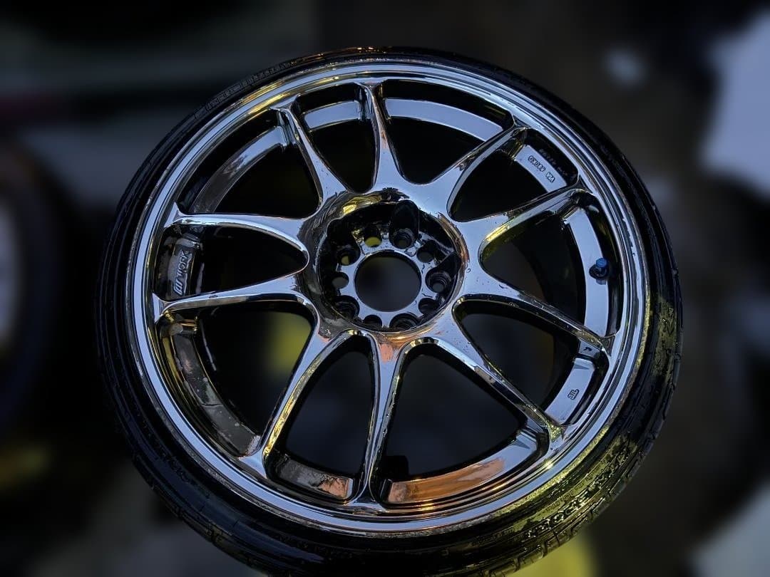 WORK エモーション CR改 18インチ 8.5J 9.5J メッキ 4本