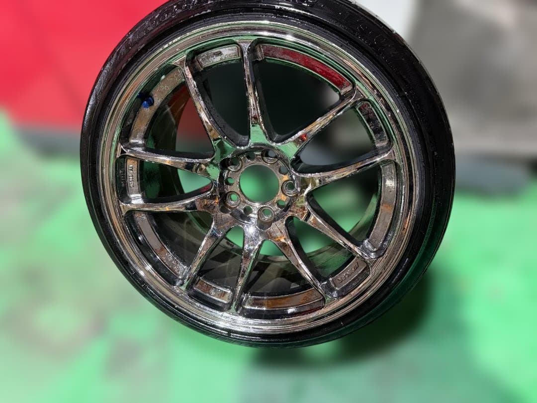 WORK エモーション CR改 18インチ 8.5J 9.5J メッキ 4本