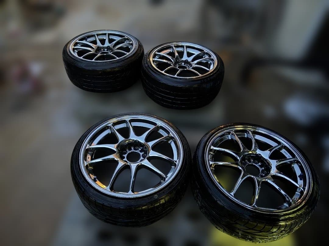 WORK エモーション CR改 18インチ 8.5J 9.5J メッキ 4本