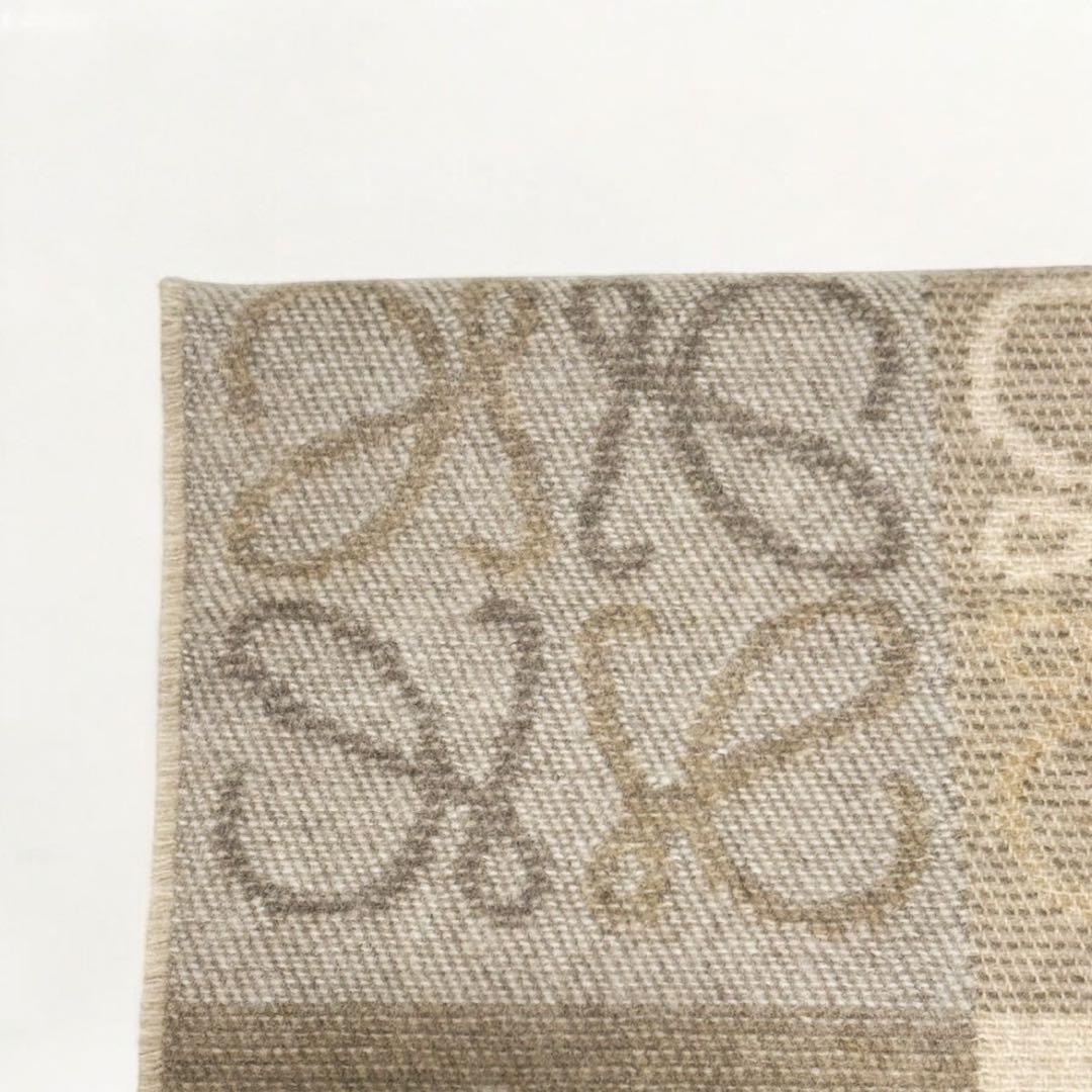 LOEWE ロエベ アナグラム チェッカーボード マフラー スカーフ ストール