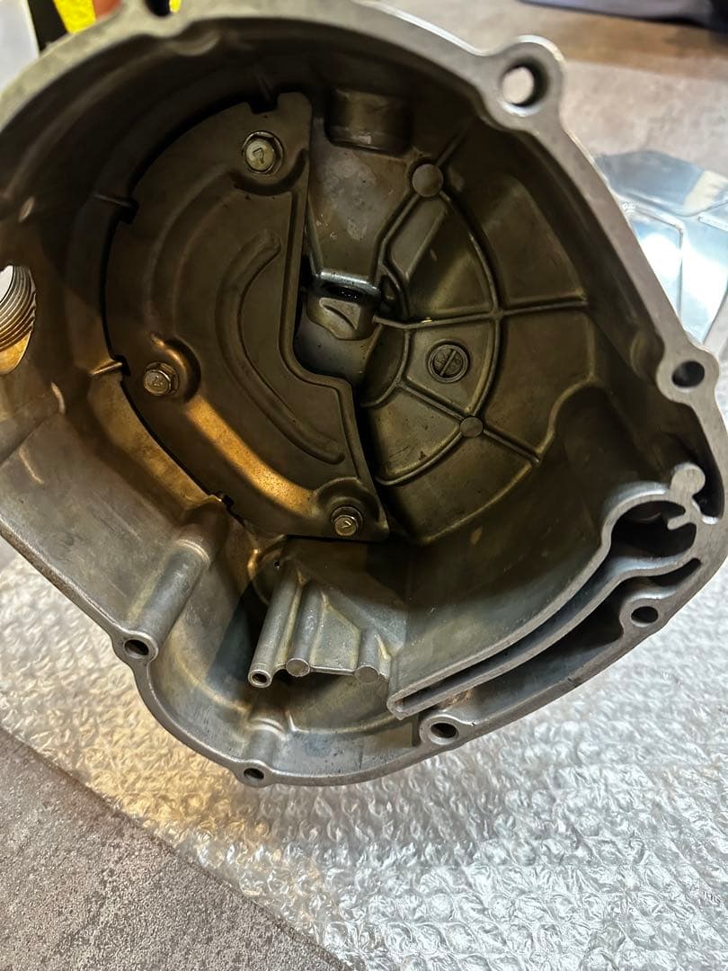 ゼファー400/ゼファーχクラッチケース　スプロッケトカバー　3点セットバフ加工