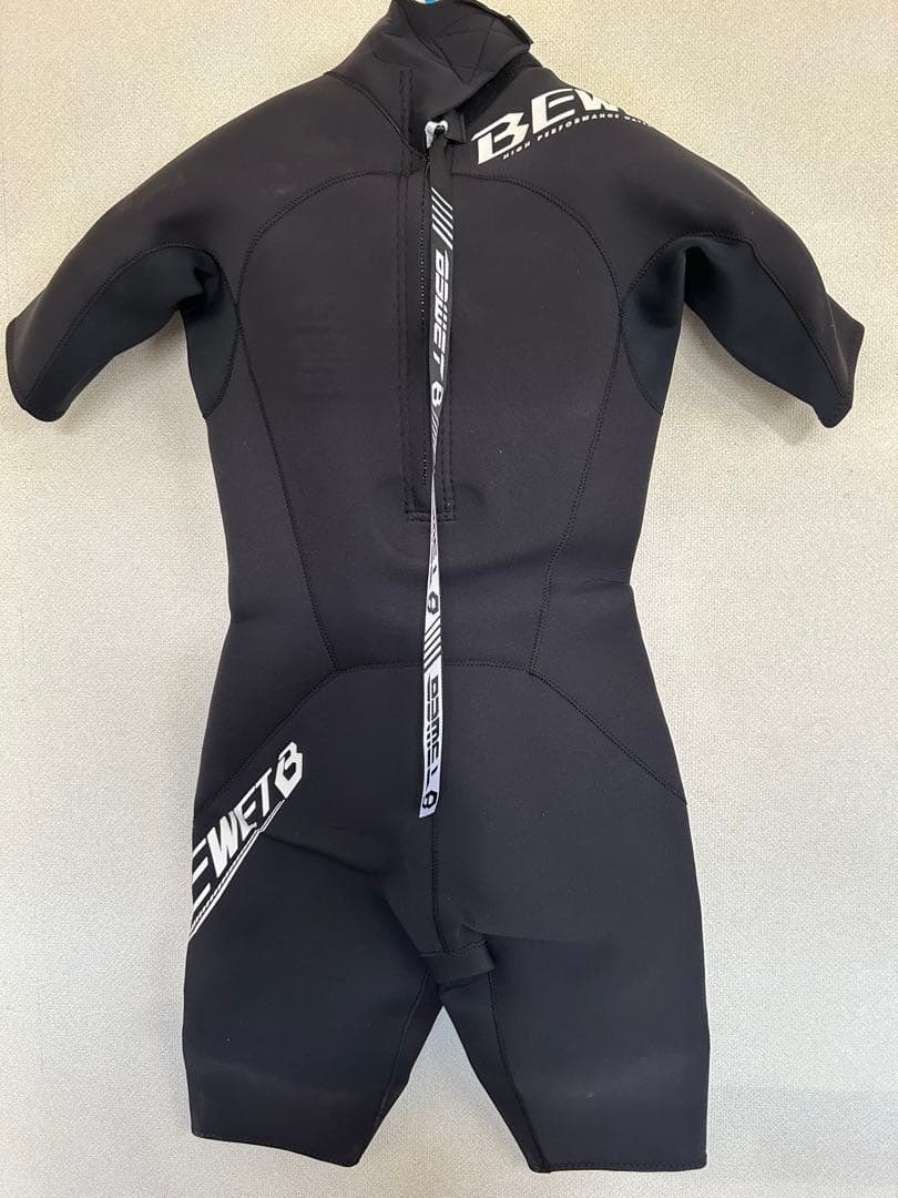 BeWet スプリング ウェットスーツ 半袖 サーフィン Mサイズ