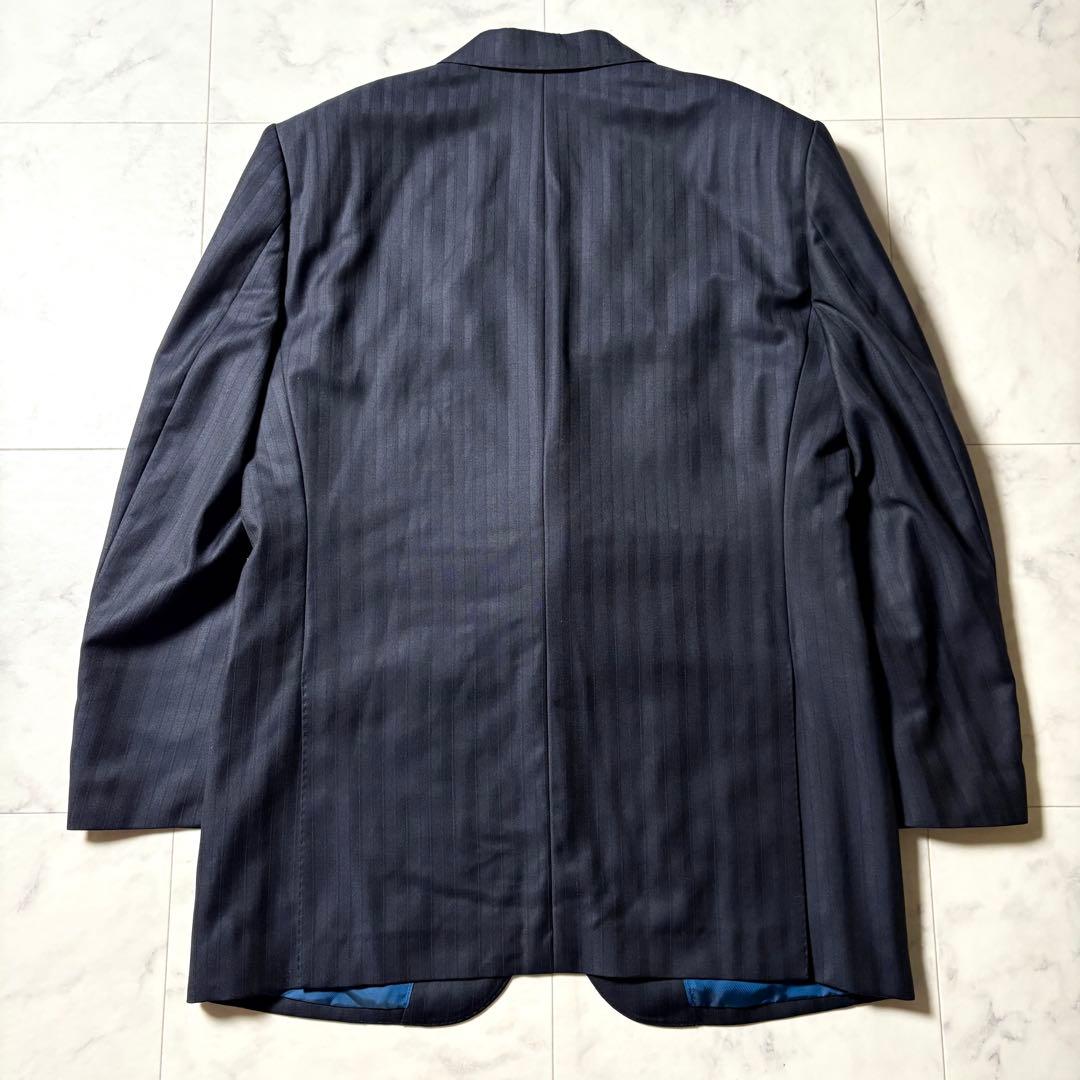 【未使用タグ付き】エルメネジルドゼニア スーツ セットアップ ストライプ柄