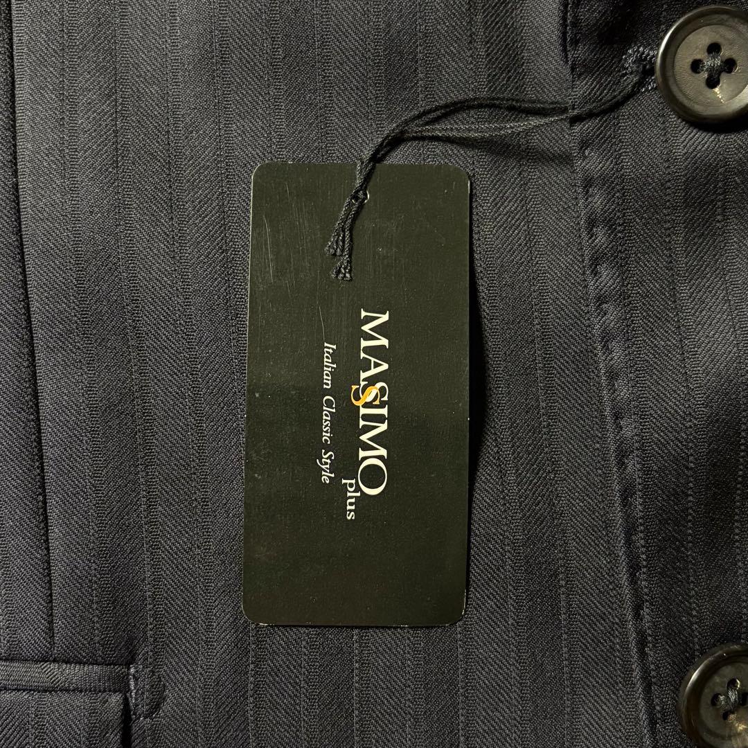 【未使用タグ付き】エルメネジルドゼニア スーツ セットアップ ストライプ柄