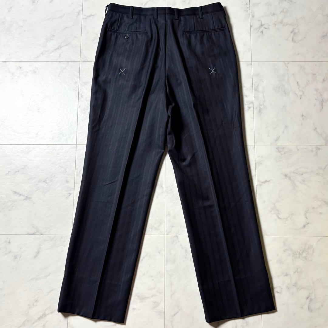 【未使用タグ付き】エルメネジルドゼニア スーツ セットアップ ストライプ柄