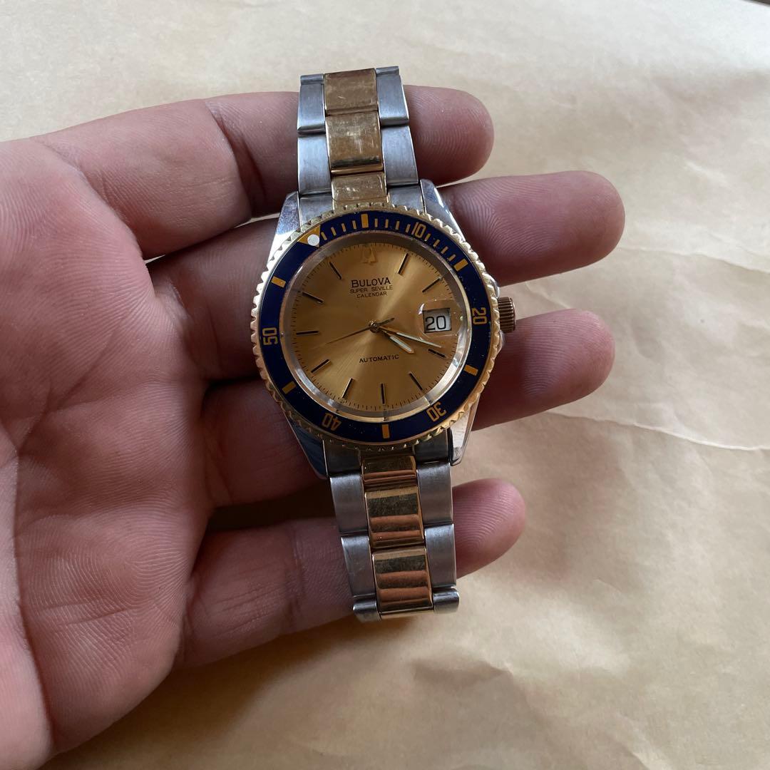 キ*ス様 中古メンズ ブローバ BULOVA ブランド 自動巻き腕時計