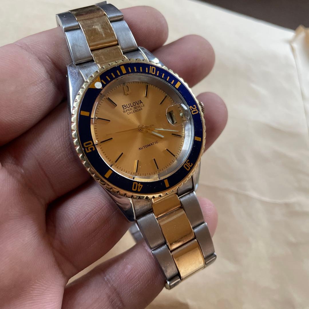 キ*ス様 中古メンズ ブローバ BULOVA ブランド 自動巻き腕時計