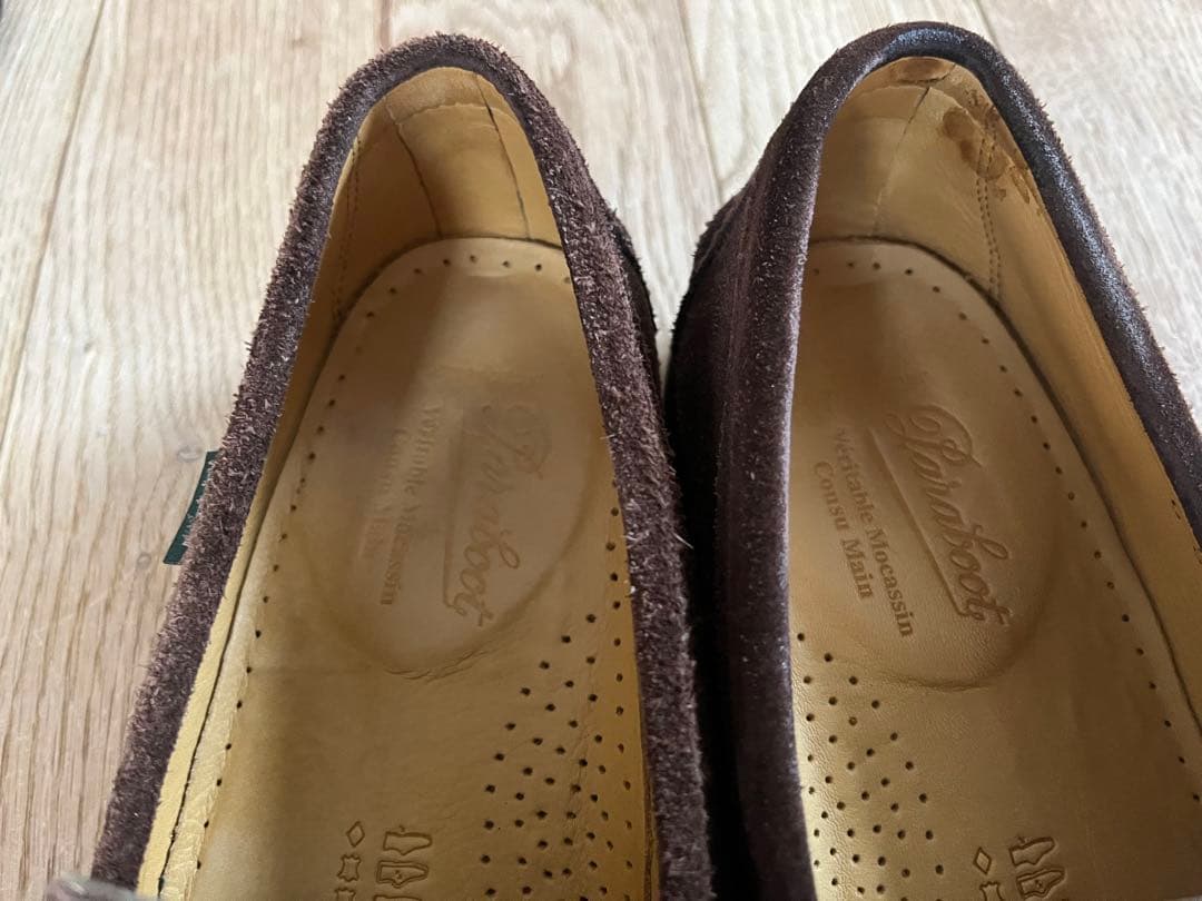 Paraboot パラブーツ　スエード ビット ローファー　茶色　アローズ別注