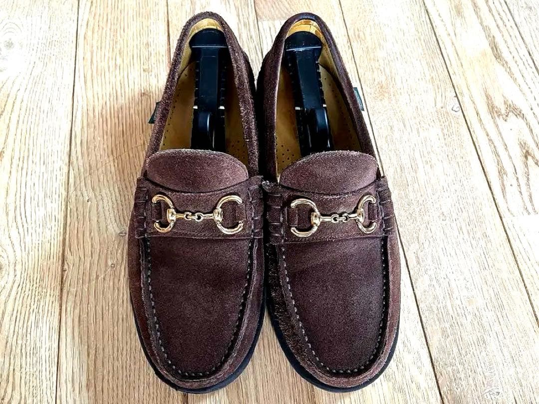 Paraboot パラブーツ　スエード ビット ローファー　茶色　アローズ別注