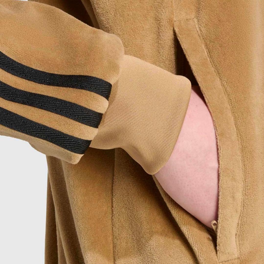 希少XS⭐️adidasアディカラー ブラウン ベロア トラックトップ michi