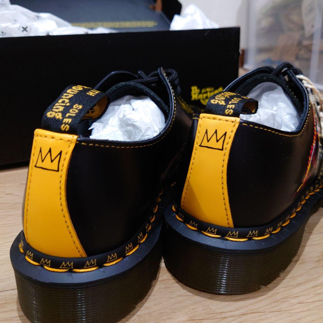 ドクターマーチン3ホールバスキア恐竜UK5タグ付き箱あり