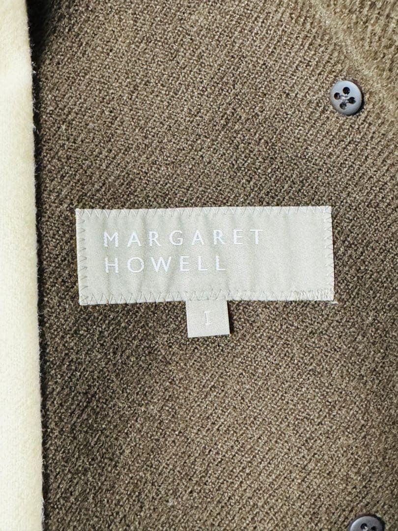 【マーガレットハウエル】 ステンカラーウールショートコート
