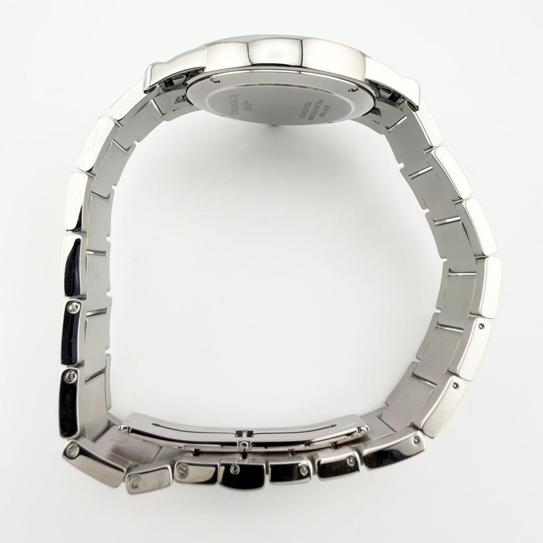 希少 極美品 ティファニー アトラス 2ハンド ティファニーブルー メンズ腕時計