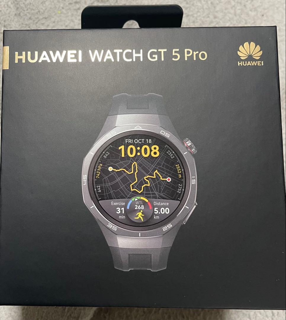 HUAWEI WATCH GT 5 Pro ブラック 本体