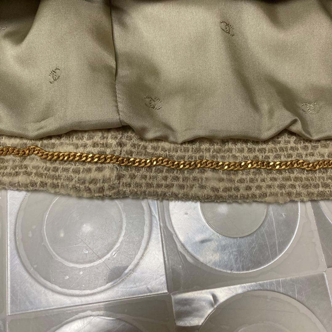 最終お値下げ シャネル CHANEL ジャケット コート ベージュ CCボタン