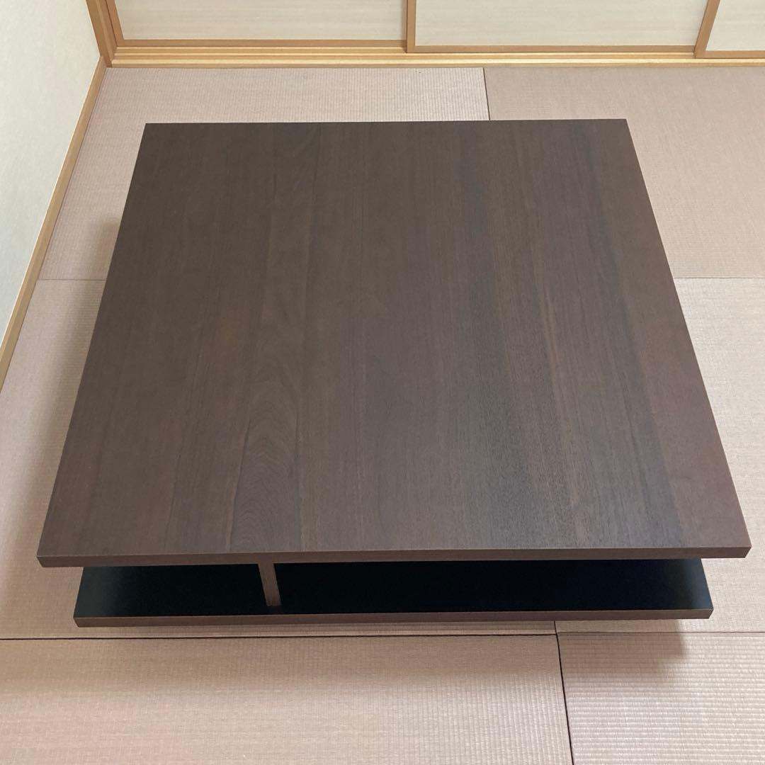 LOWYA【美品】【完売品】ローテーブル 収納付き　日本製