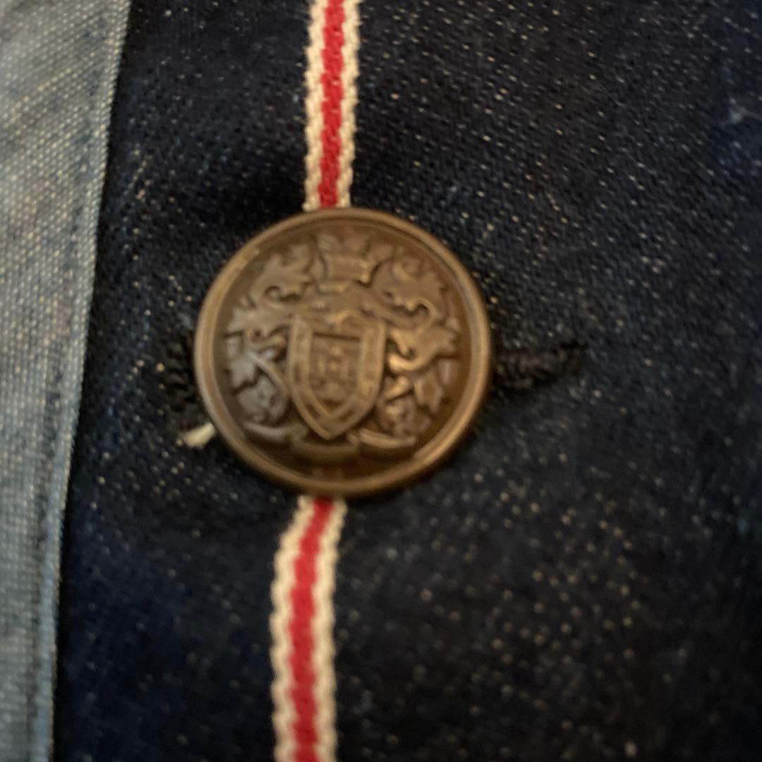 【激レア】CHLORO デニム　ストライプ　ジャケット　カバーオール　サイズ40