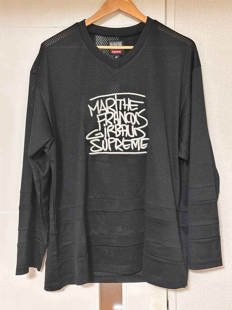 SUPREME コラボ メッシュ アイスホッケージャージ L