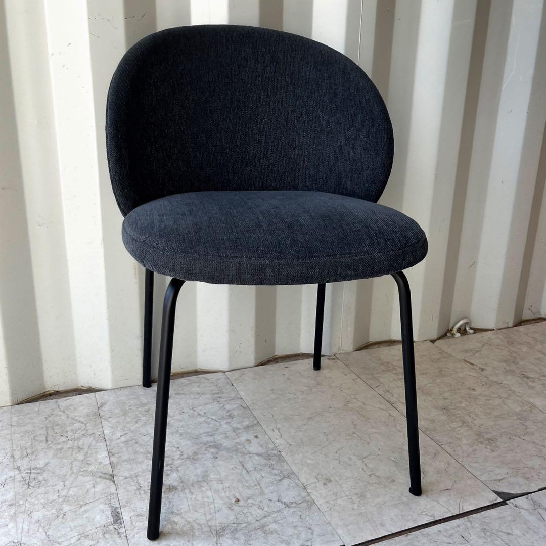 取付無料！ボーコンセプト プリンストン 北欧風ネイビーダイニングチェア✨