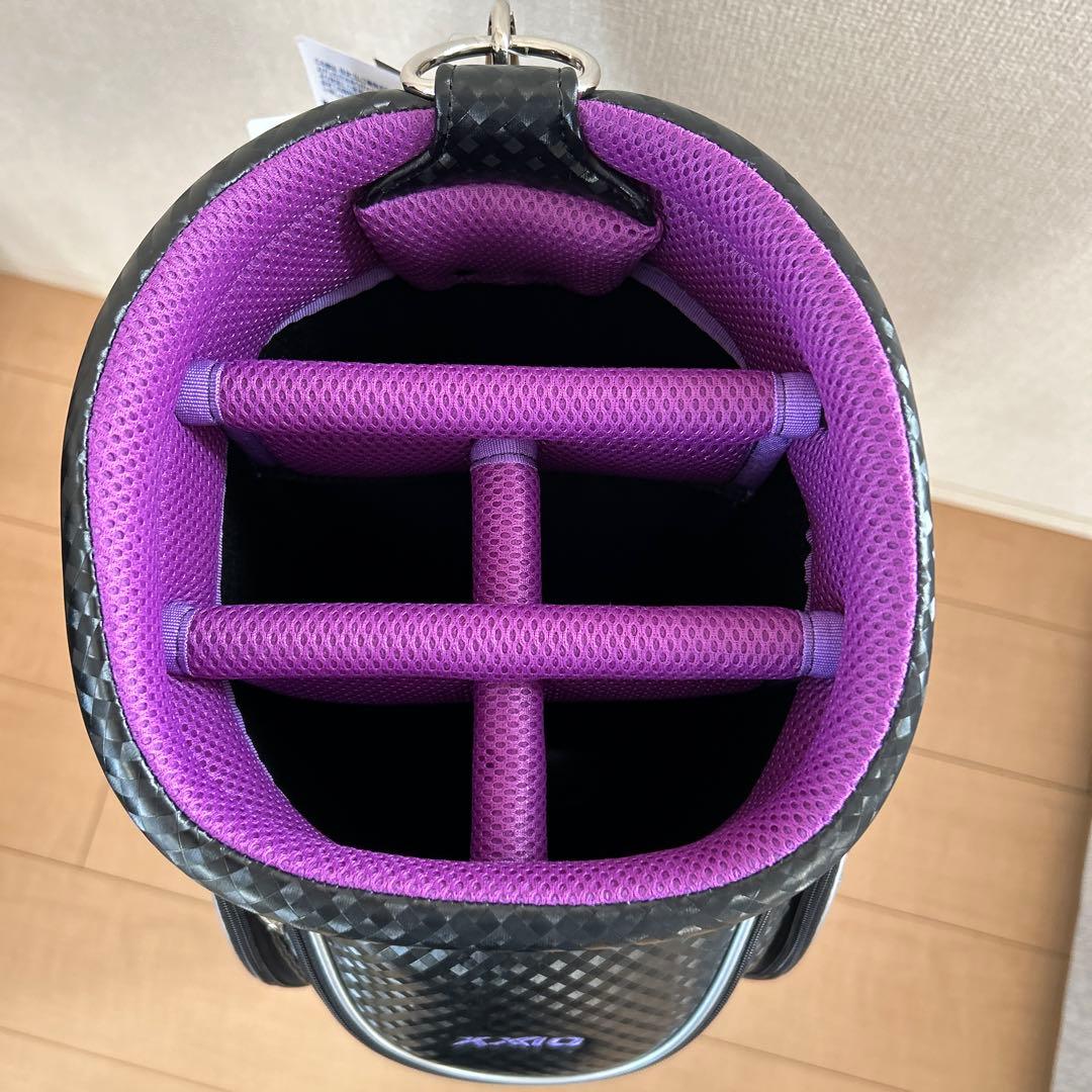 *Sale* XXIO ゴルフバッグ スタンドタイプ ブラック・パープル