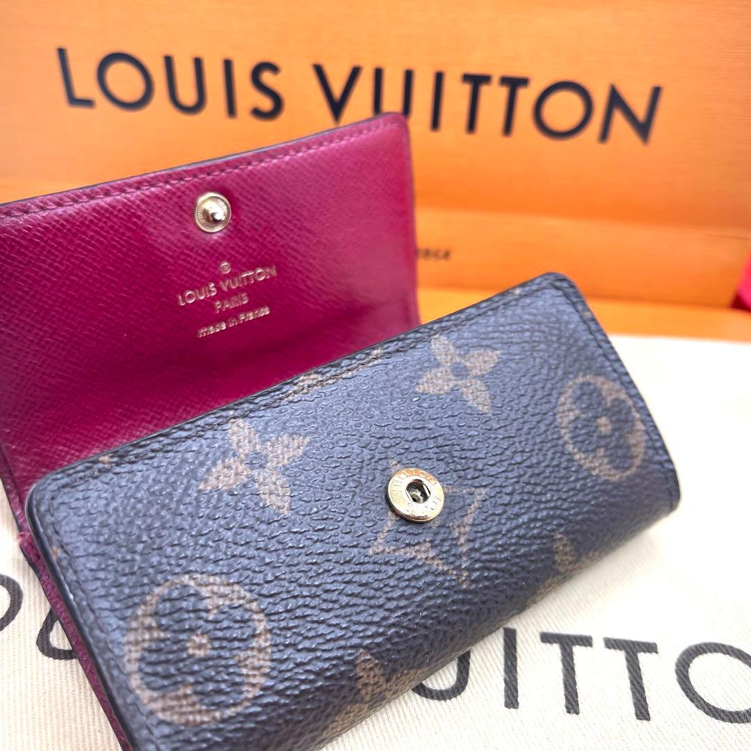 ルイヴィトン 　モノグラム　フューシャ　キーケース　6連 　859