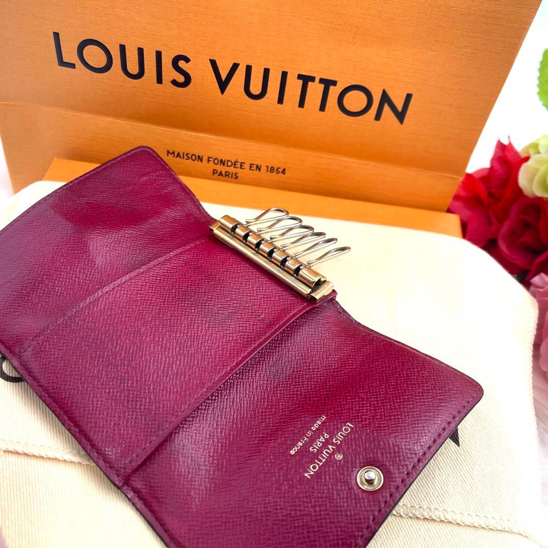 ルイヴィトン 　モノグラム　フューシャ　キーケース　6連 　859