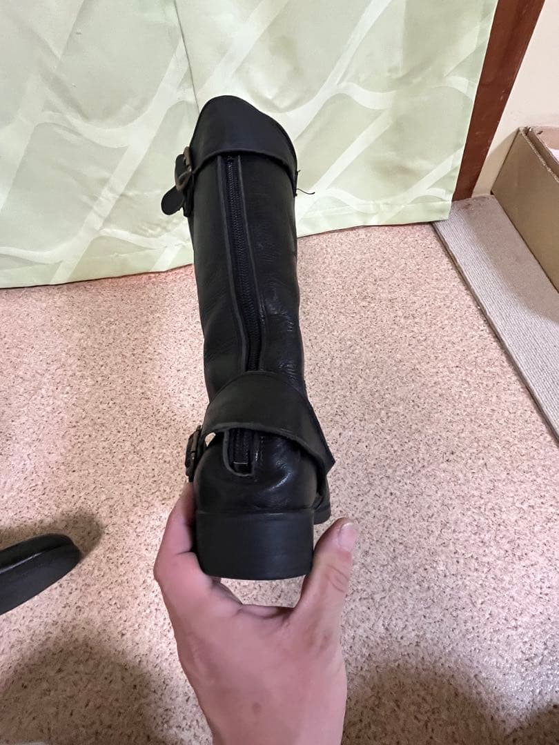 メーカー不明 ライディングブーツ 特攻ブーツ　26.5 本革