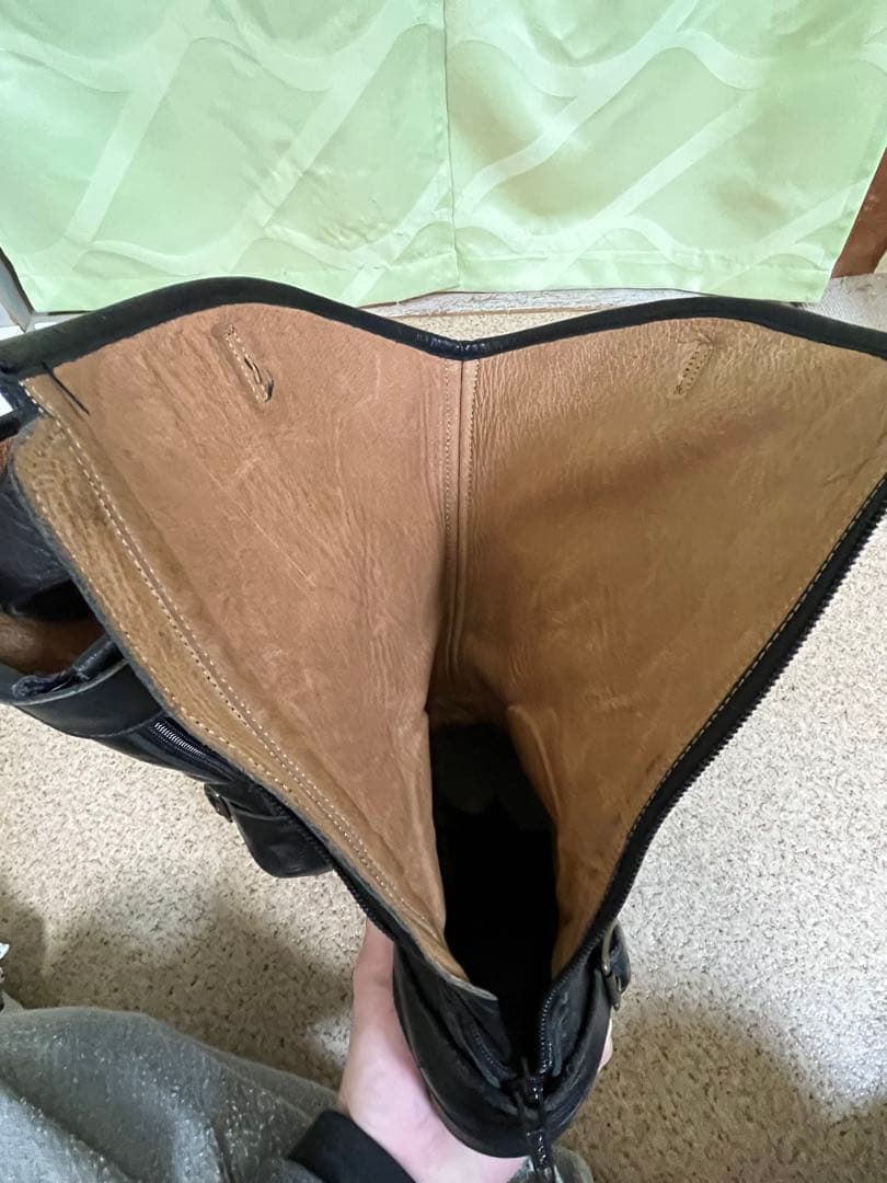 メーカー不明 ライディングブーツ 特攻ブーツ　26.5 本革