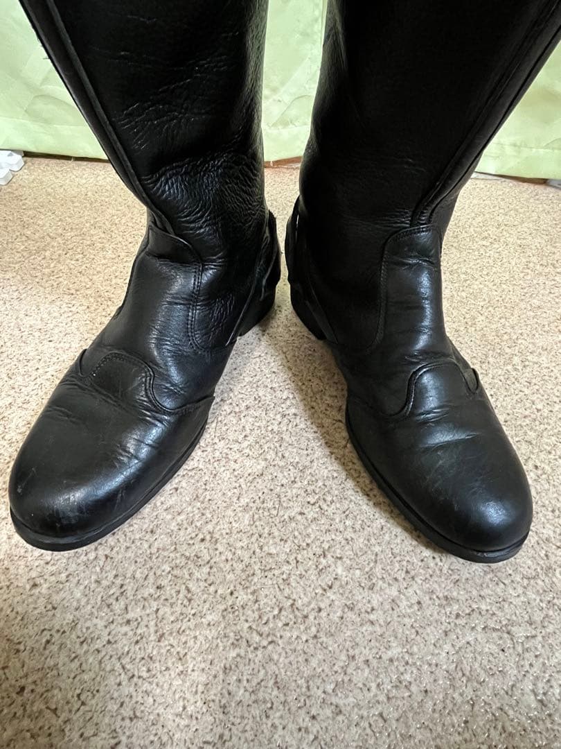 メーカー不明 ライディングブーツ 特攻ブーツ　26.5 本革