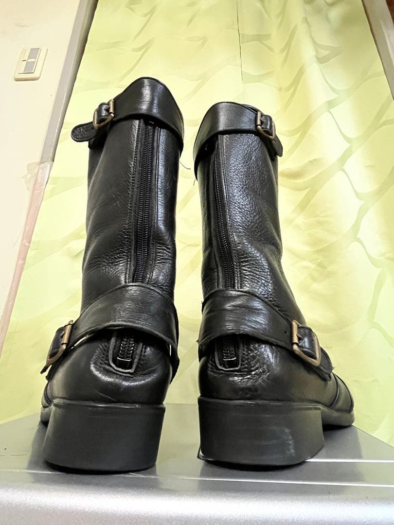 メーカー不明 ライディングブーツ 特攻ブーツ　26.5 本革